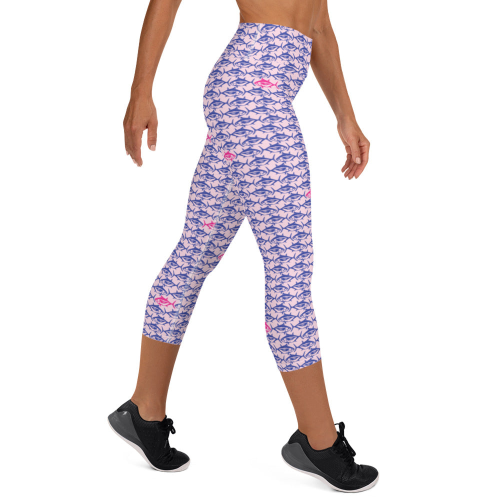 Tuna Flag Yoga Capri Leggings