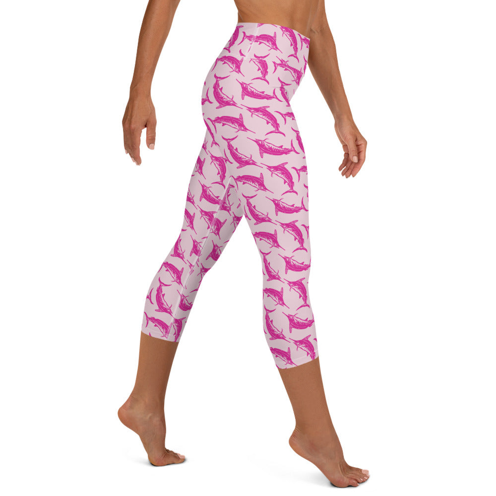 Pink Marlin release Yoga Capri Leggings