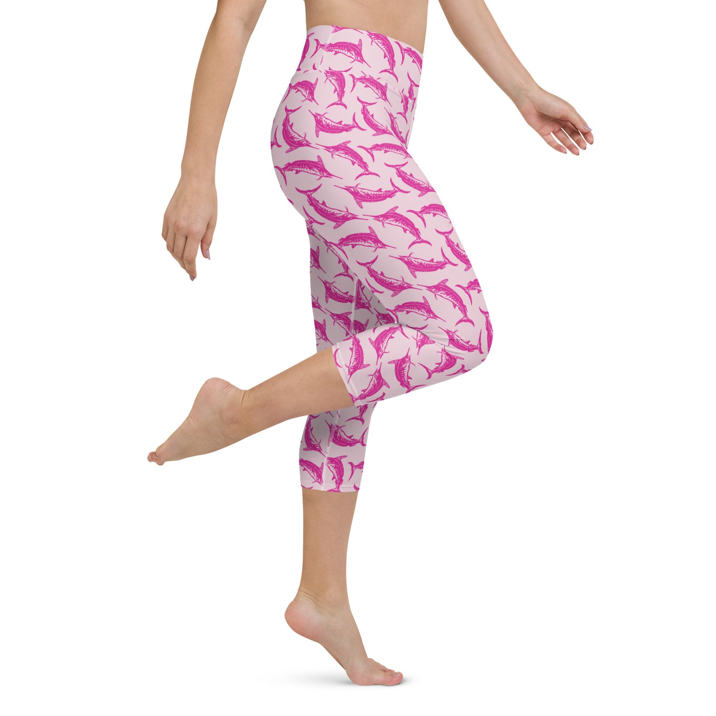 Pink Marlin release Yoga Capri Leggings