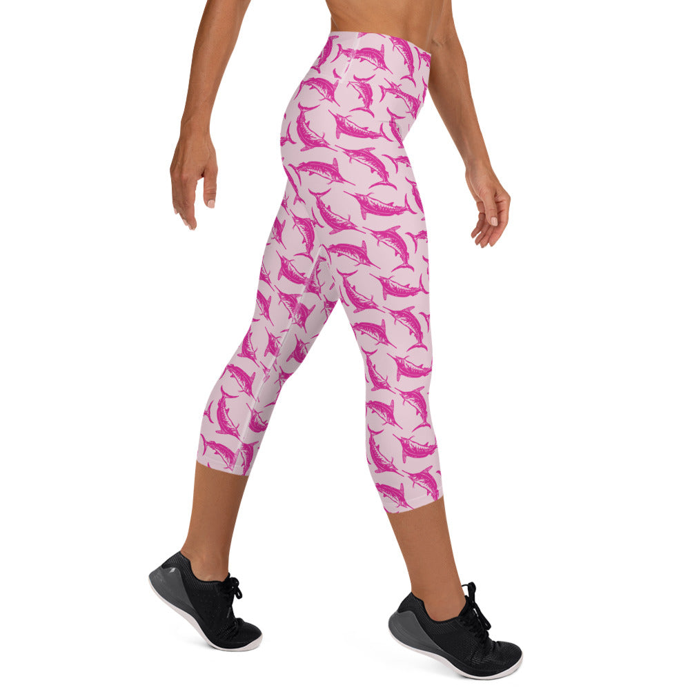 Pink Marlin release Yoga Capri Leggings