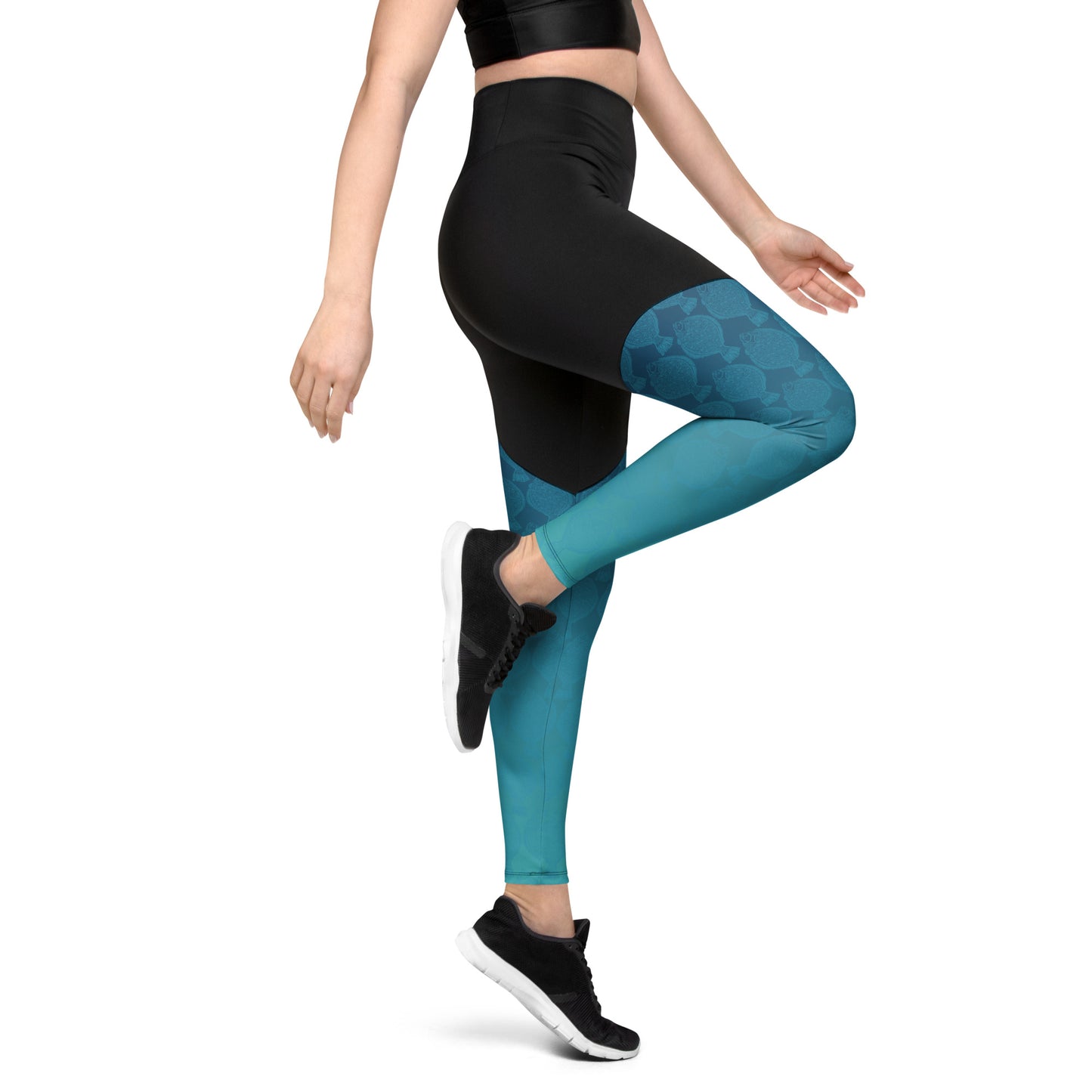 Flat Bottom Girls Sports Leggings