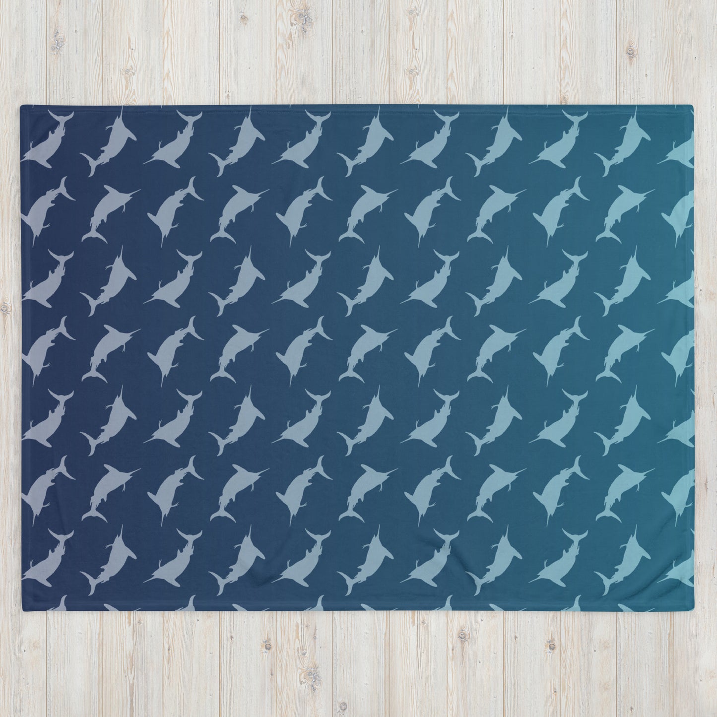 Random Marlin Throw Blanket 60x80