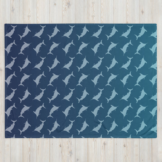 Random Marlin Throw Blanket 60x80