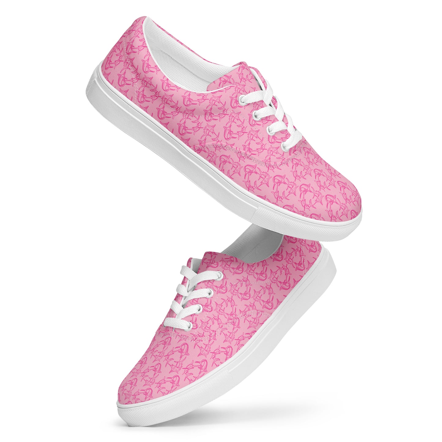 Grand Slam pink Women’s lace-up canvas shoes