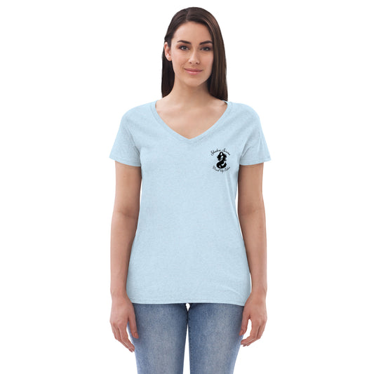 Drink Up Women’s recycled v-neck t-shirt