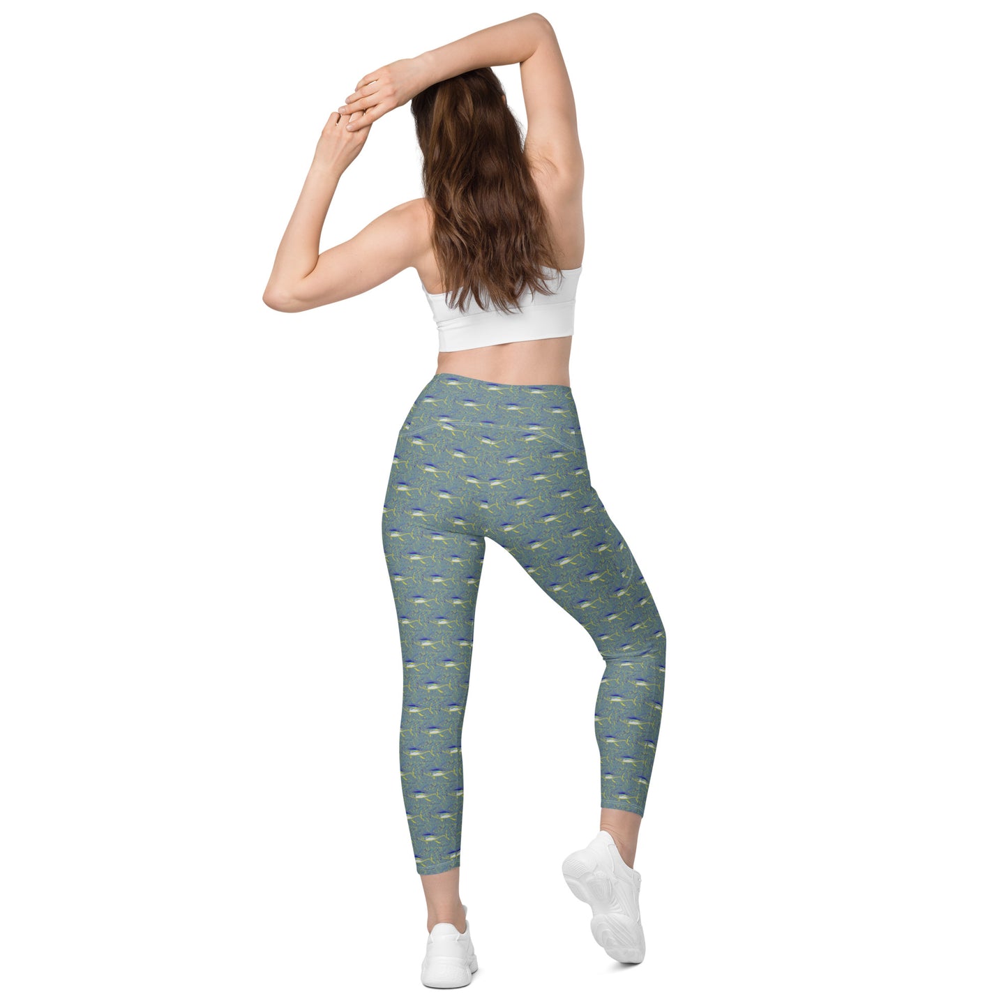 Splatter Tuna Crossover leggings with pockets