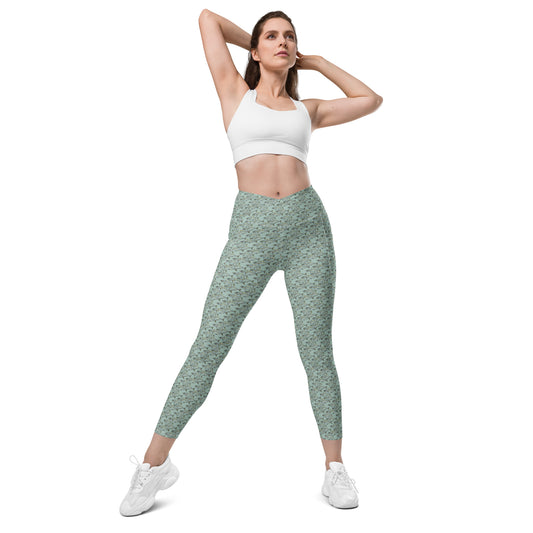 Goggleyed Crossover leggings with pockets