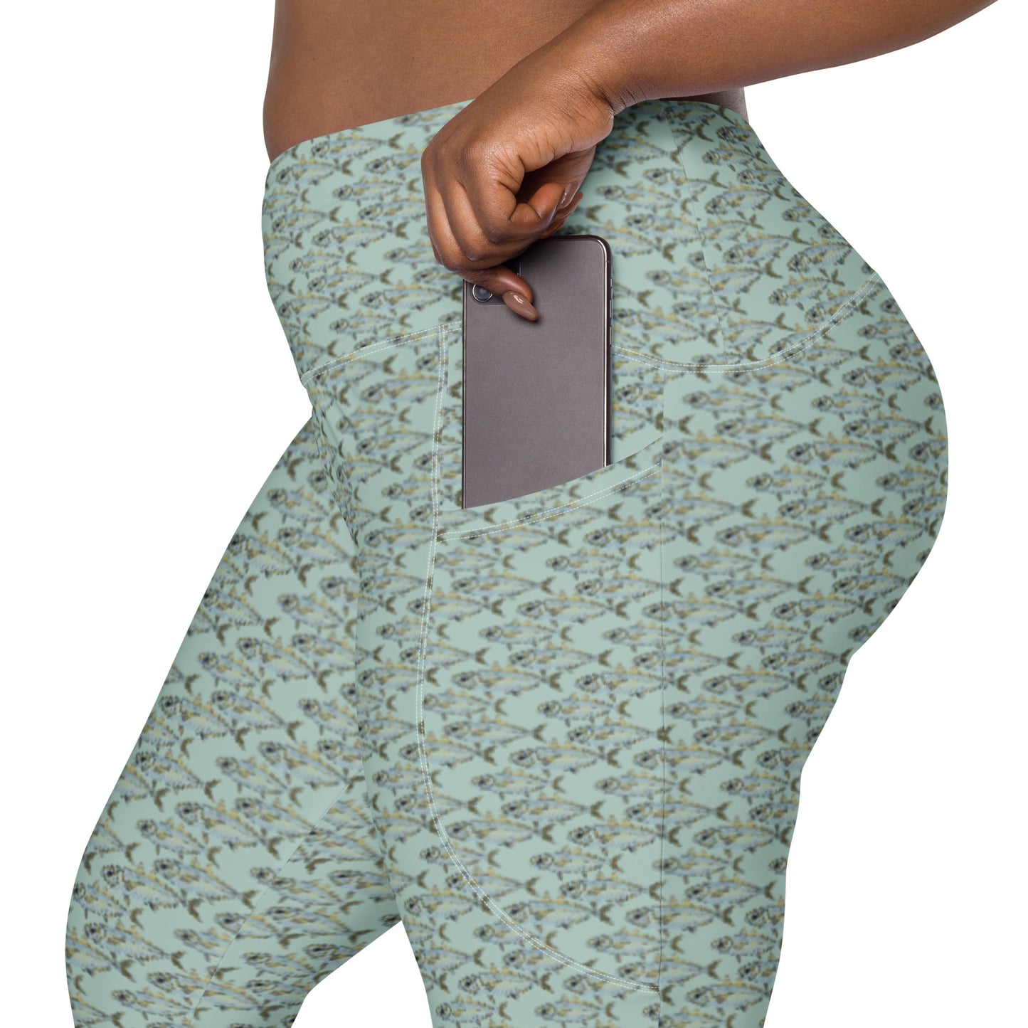 Goggleyed Crossover leggings with pockets