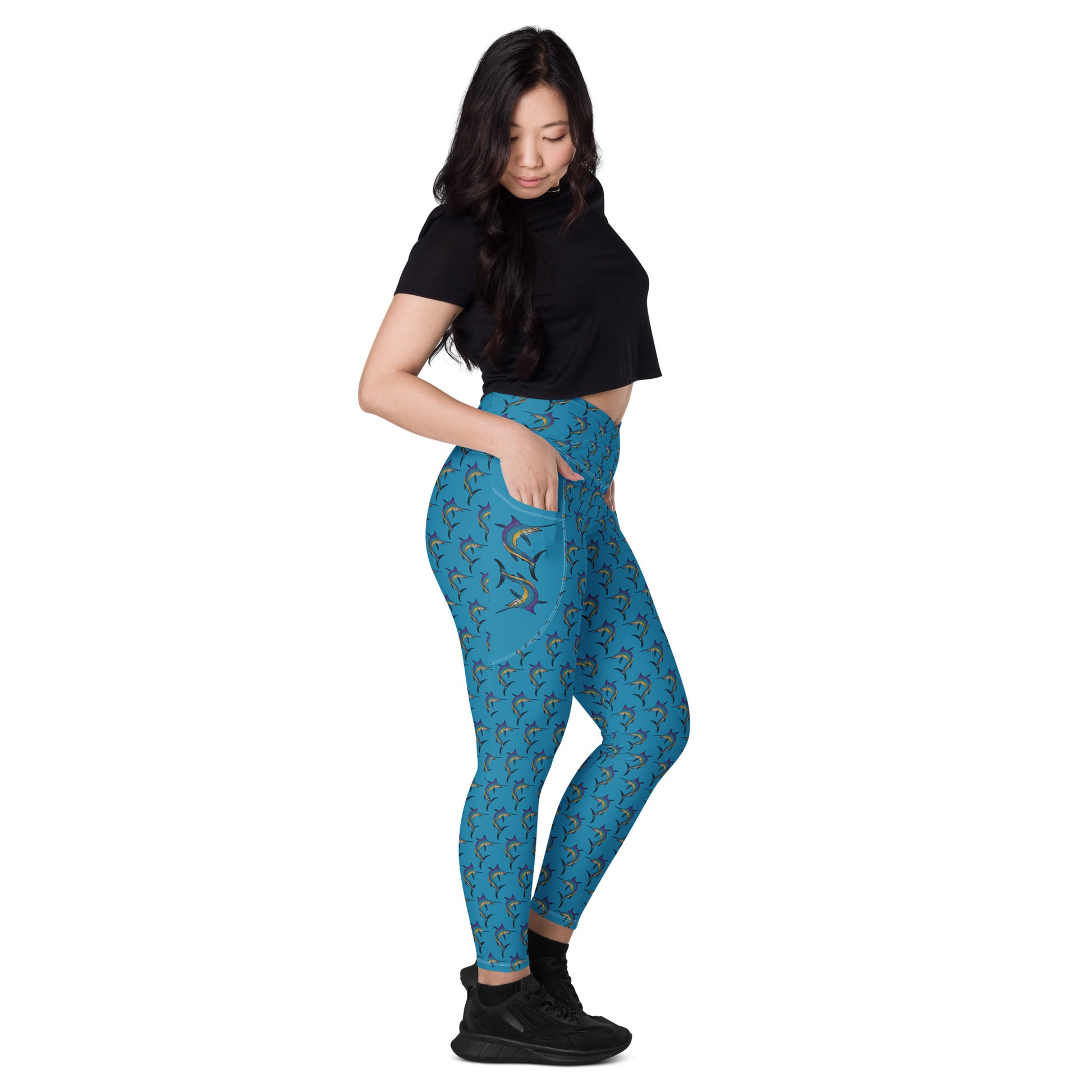 Pretty Girls Crossover leggings with pockets – TheShadowSiren
