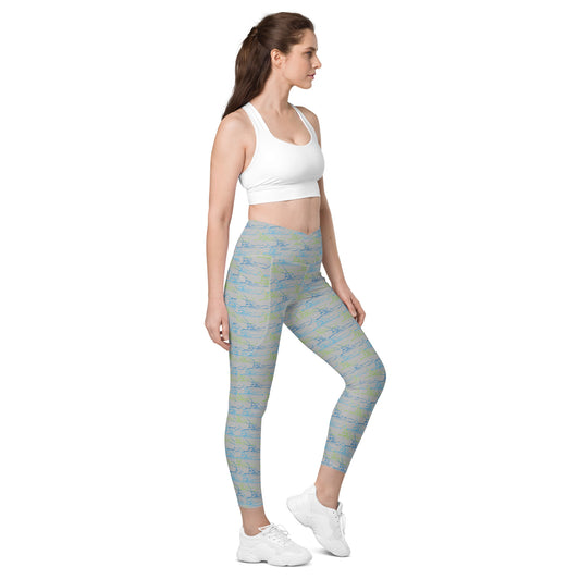 Sportfish Crossover leggings with pockets