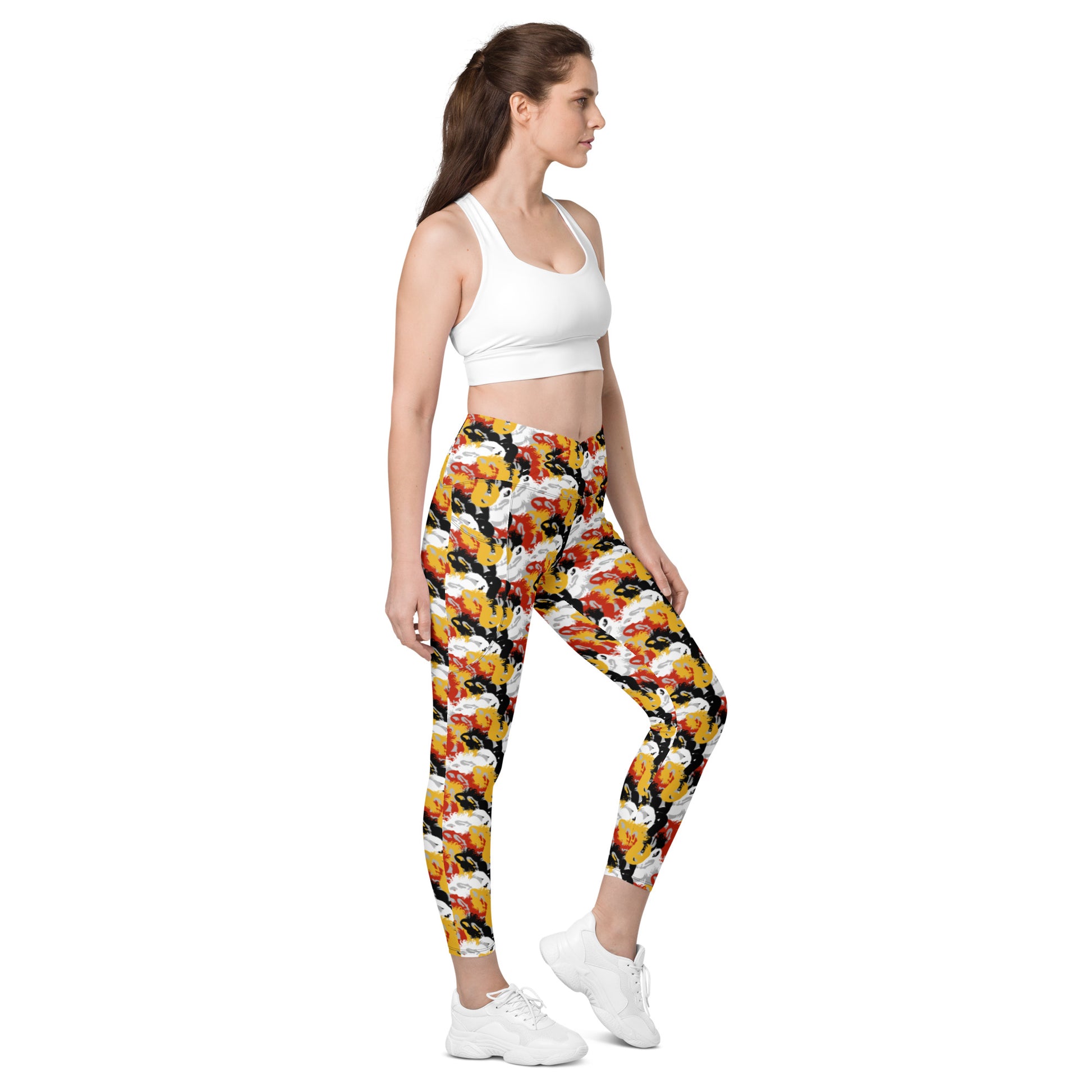 Pretty Girls Crossover leggings with pockets – TheShadowSiren