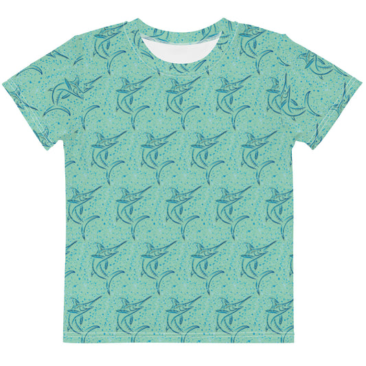 Marlin sketch Kids crew neck t-shirt