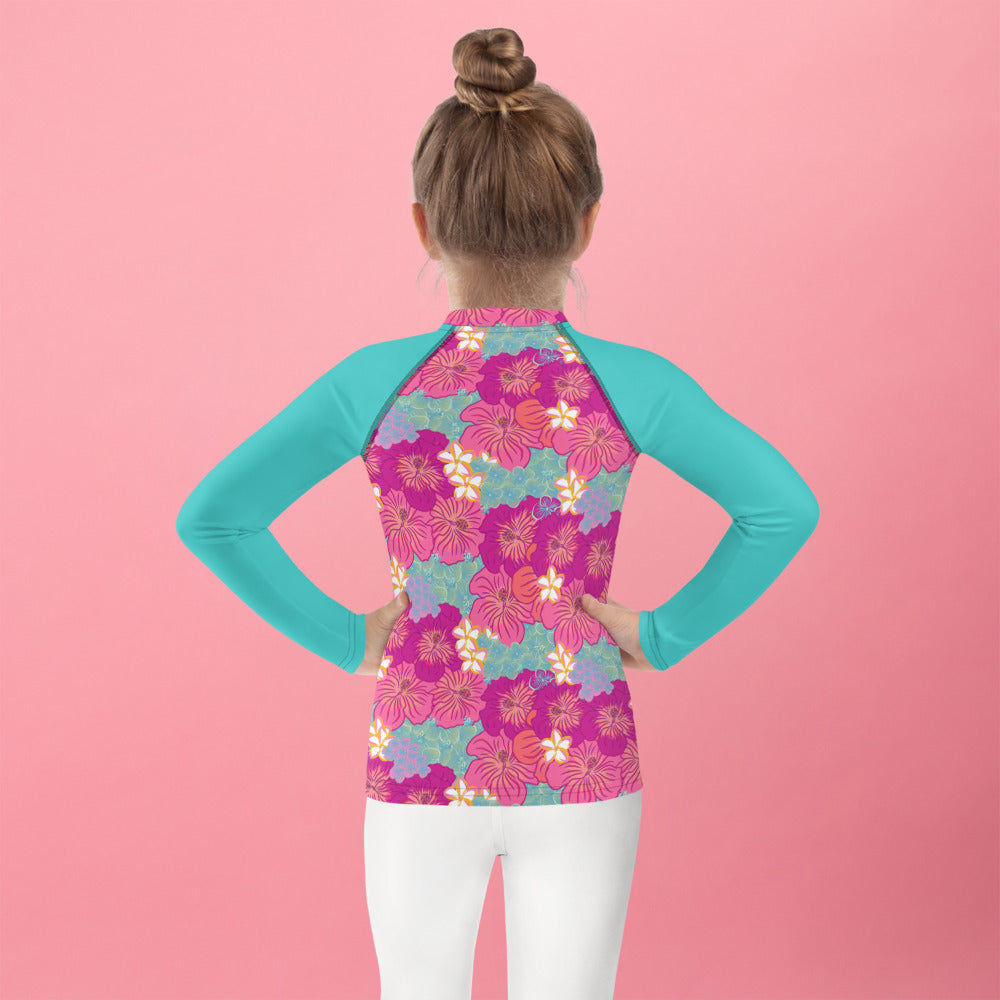 Aloha octopus Kids Rash Guard