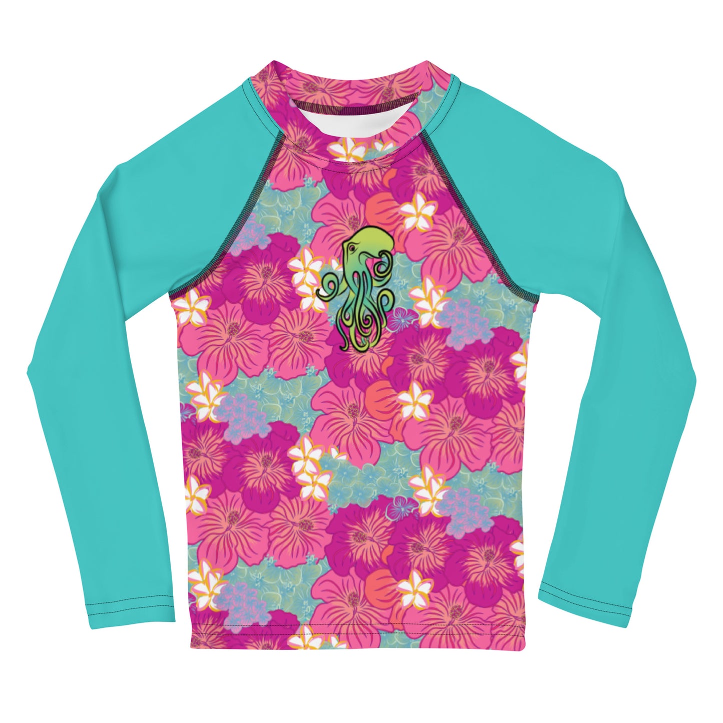 Aloha octopus Kids Rash Guard