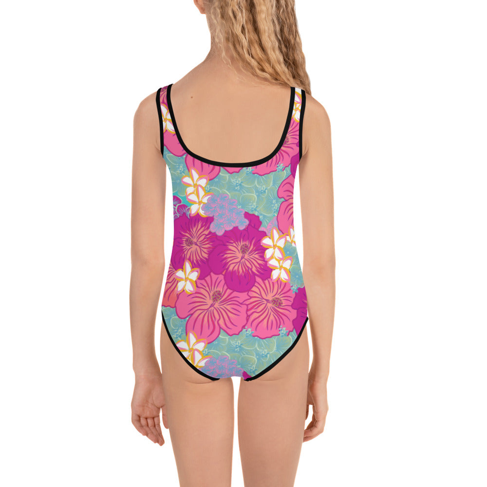 Aloha octopus All-Over Print Kids Swimsuit