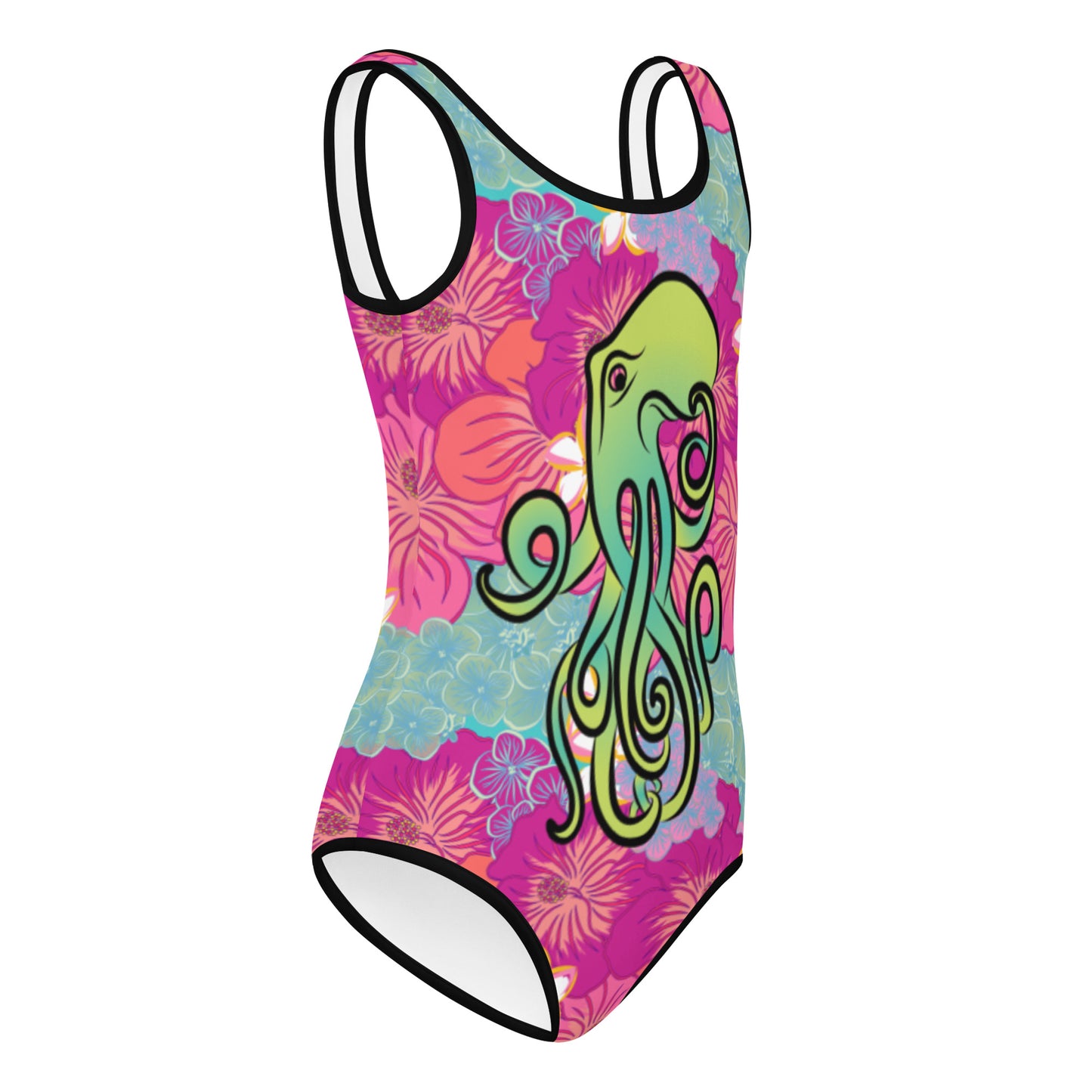 Aloha octopus All-Over Print Kids Swimsuit