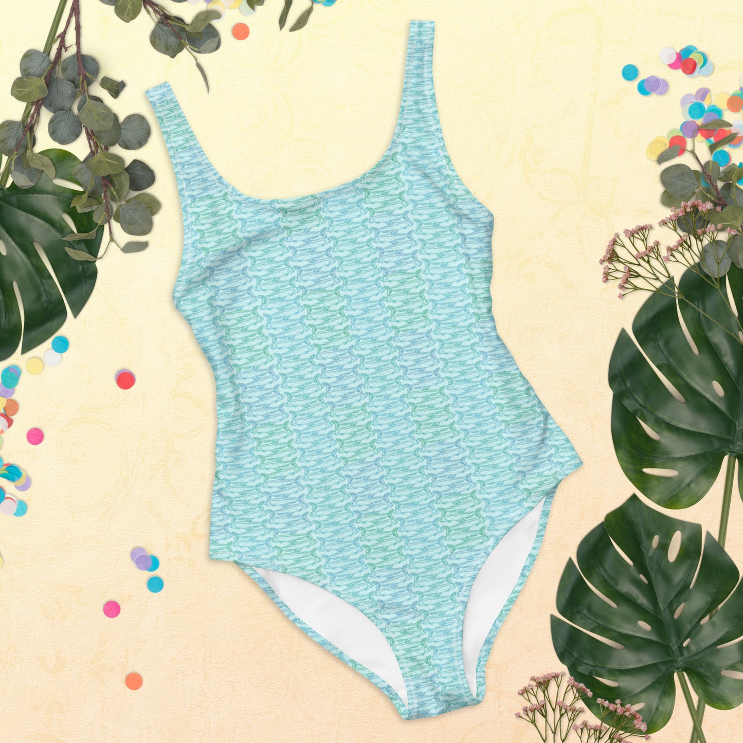 Sardine school One-Piece Swimsuit