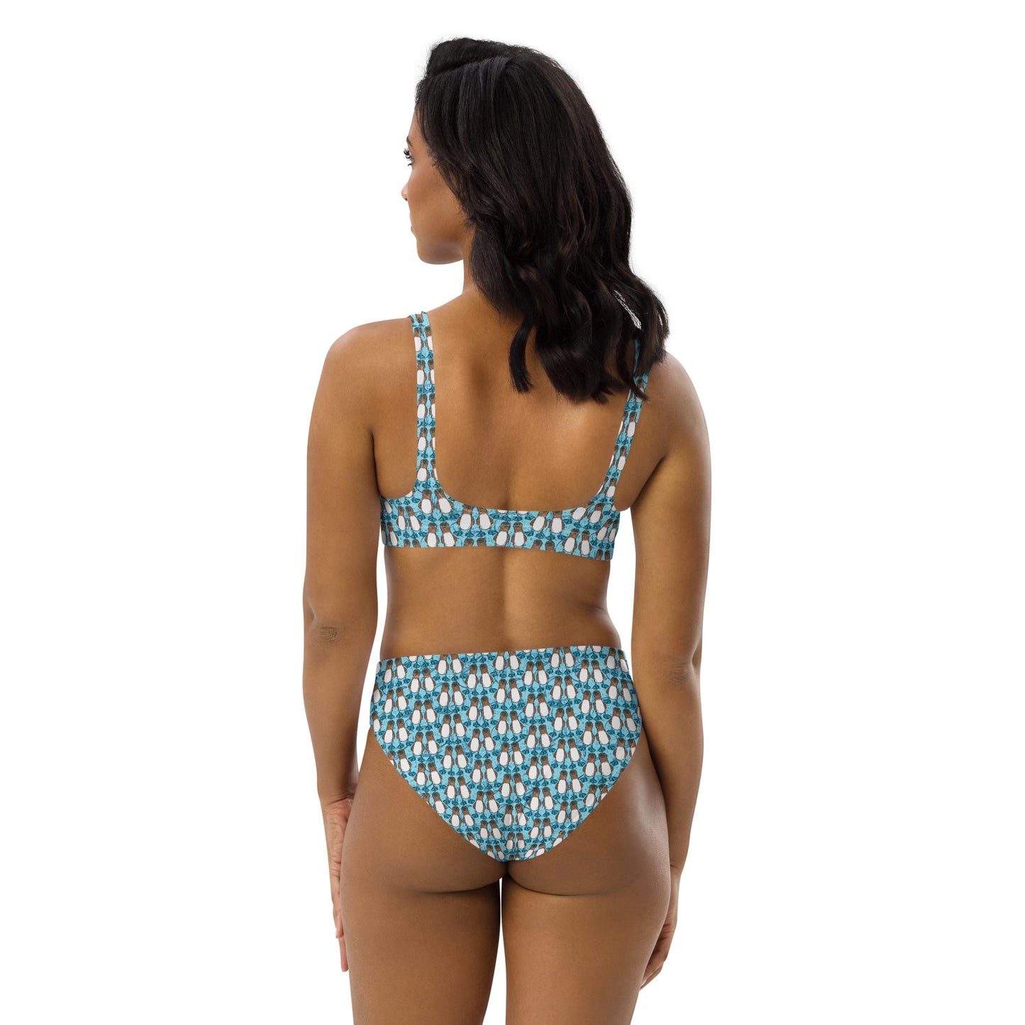 Bunch of boobies Recycled high-waisted bikini