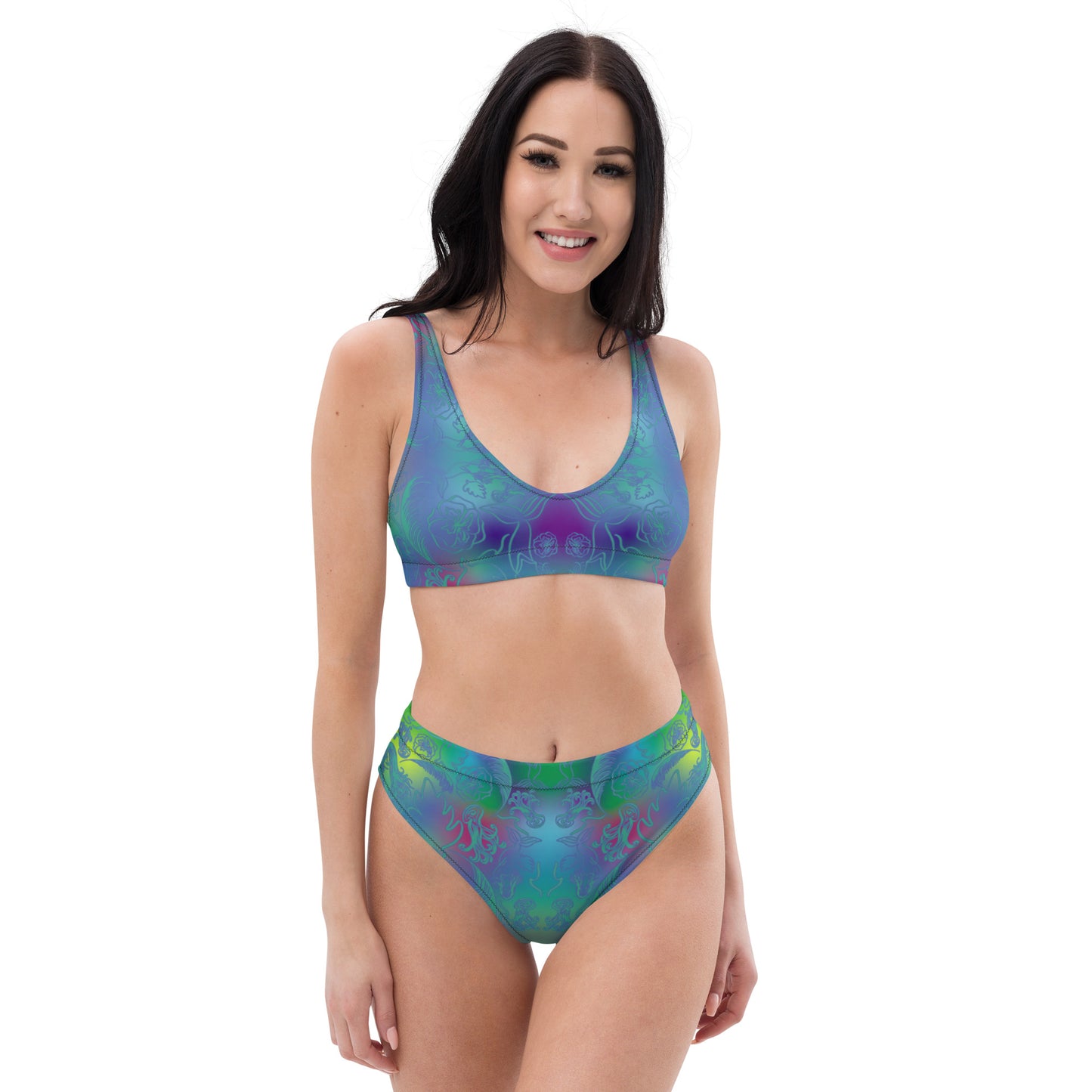 Jerry GarSeaA Recycled high-waisted bikini