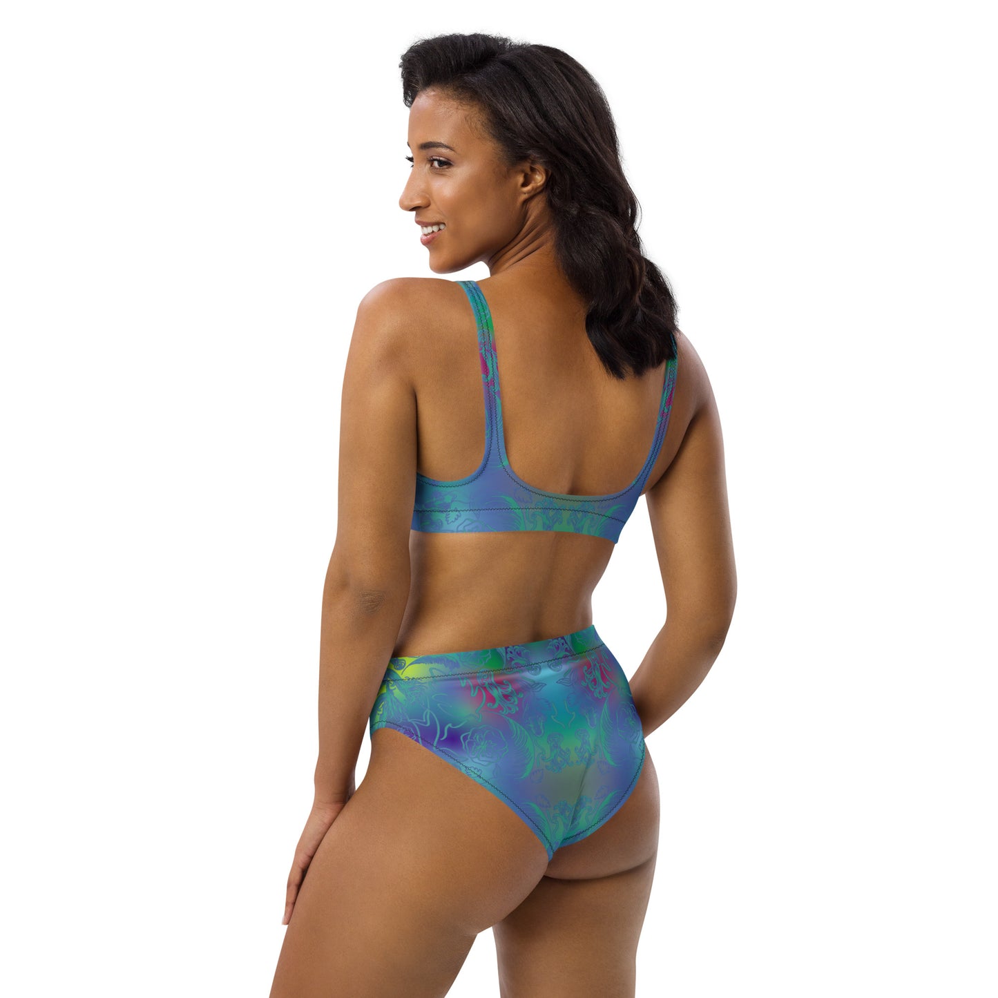 Jerry GarSeaA Recycled high-waisted bikini