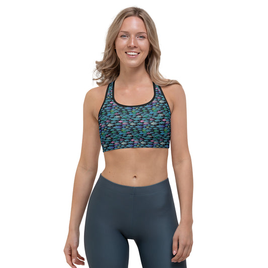 Technicolor Tuna Sports bra