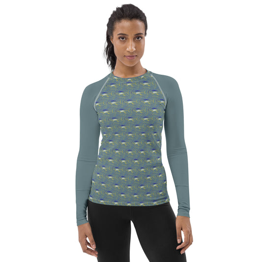 Splatter Tuna Women's Rash Guard