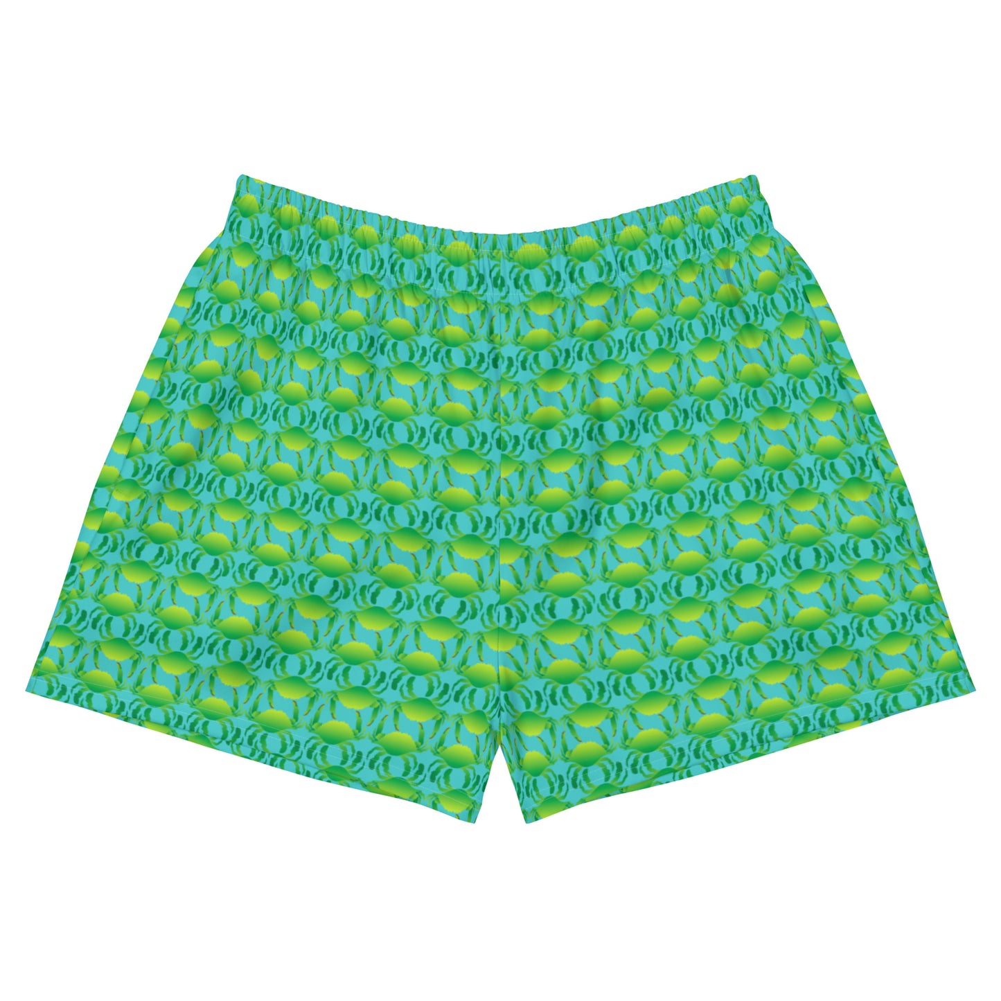 Pinch Me Crab Women’s Recycled Athletic Shorts