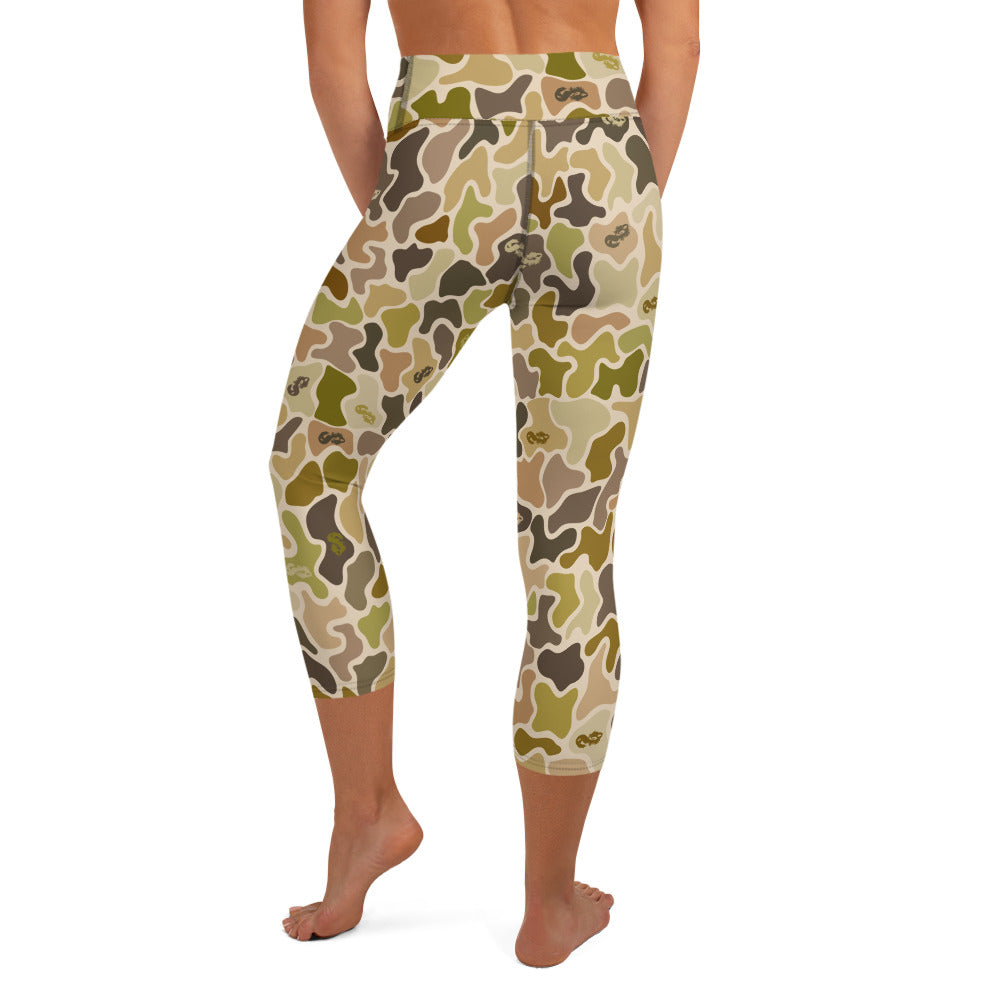 Siren duck camo Yoga Capri Leggings