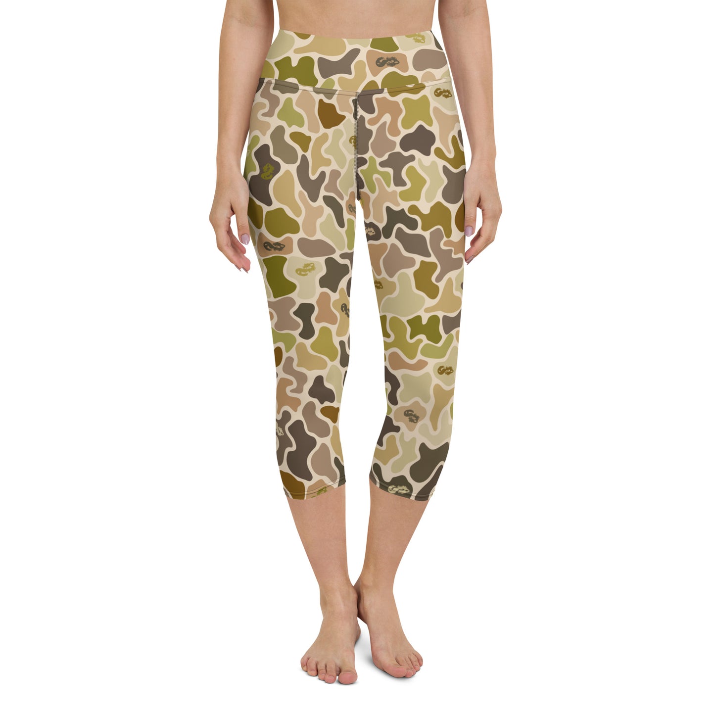 Siren duck camo Yoga Capri Leggings