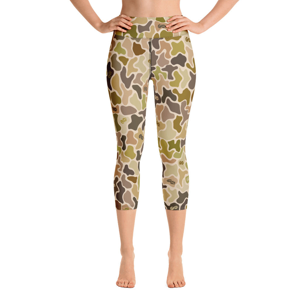 Siren duck camo Yoga Capri Leggings