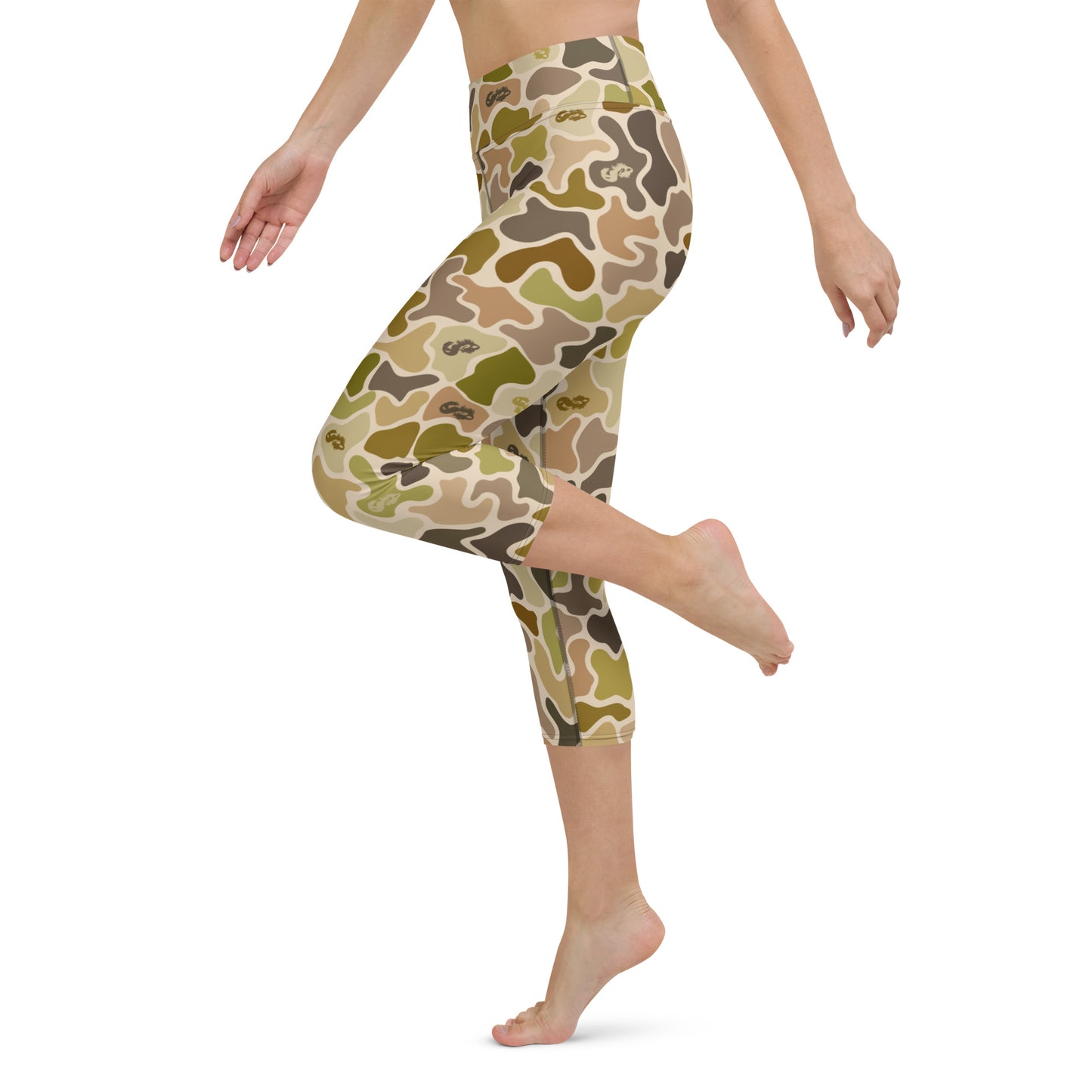 Siren duck camo Yoga Capri Leggings