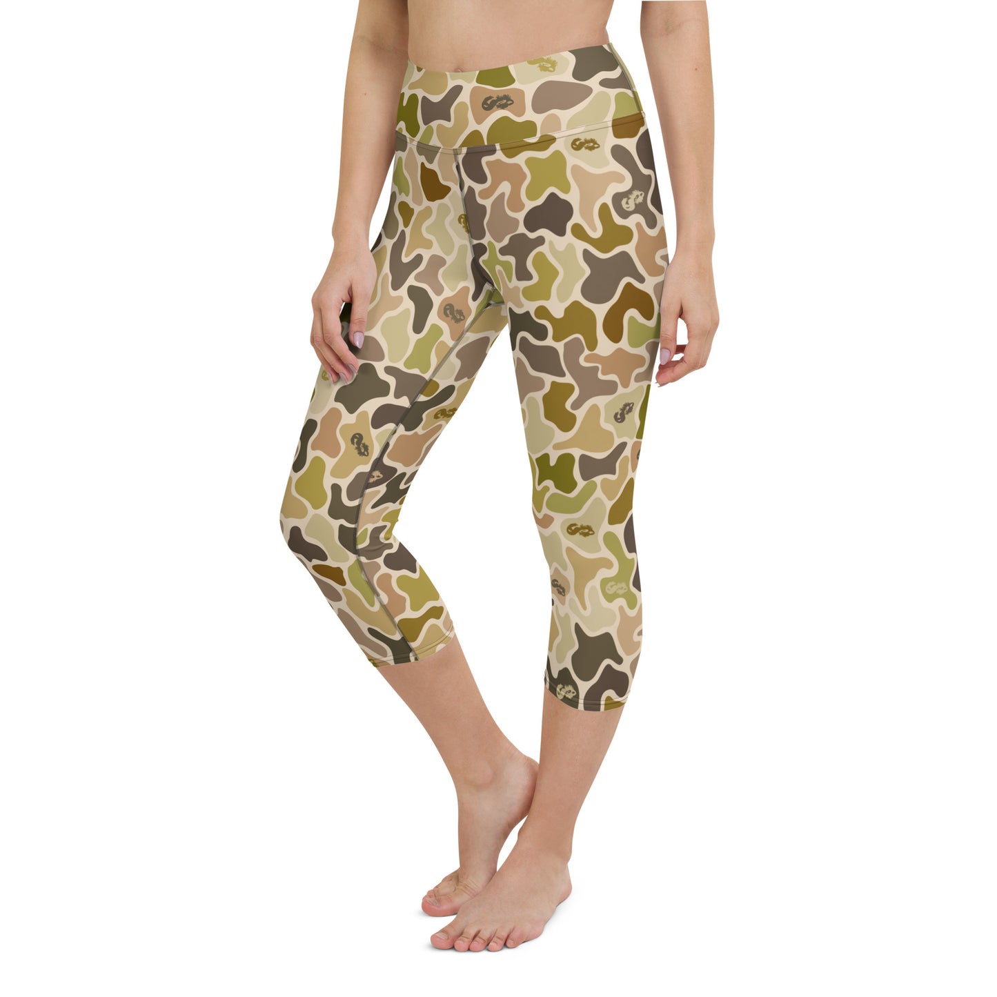 Siren duck camo Yoga Capri Leggings