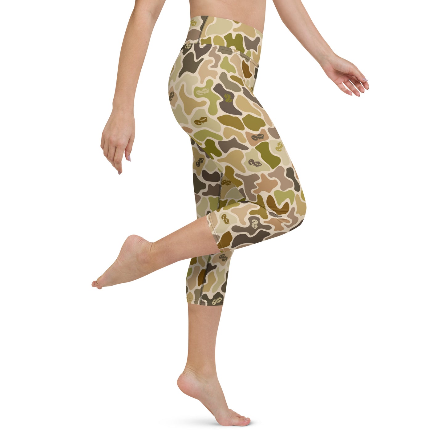 Siren duck camo Yoga Capri Leggings