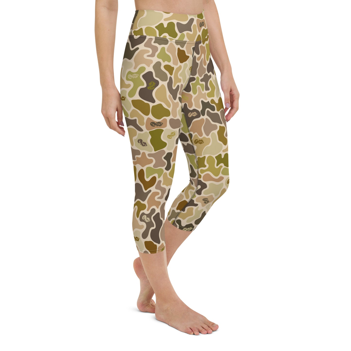 Siren duck camo Yoga Capri Leggings