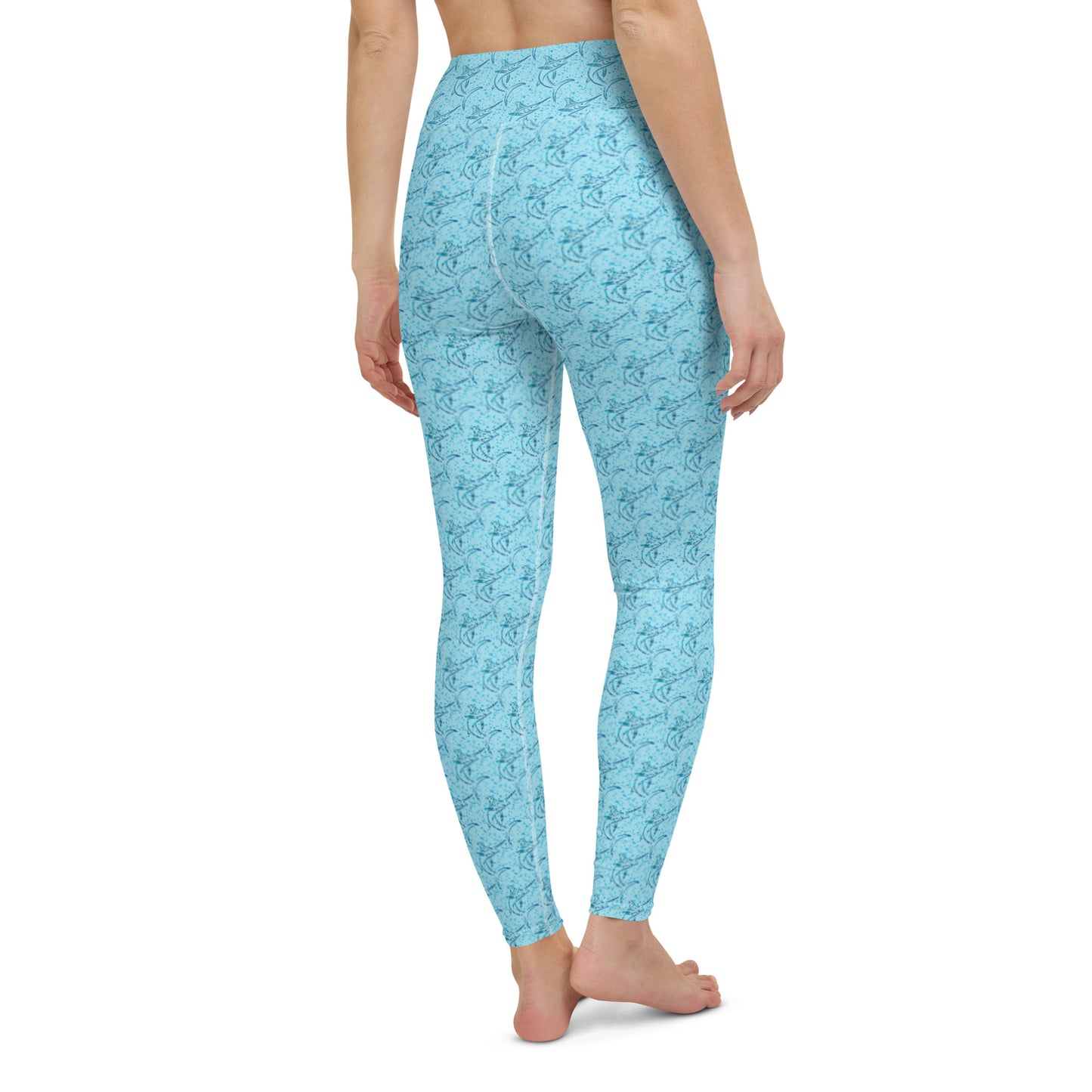 Marlin sketch Yoga Leggings