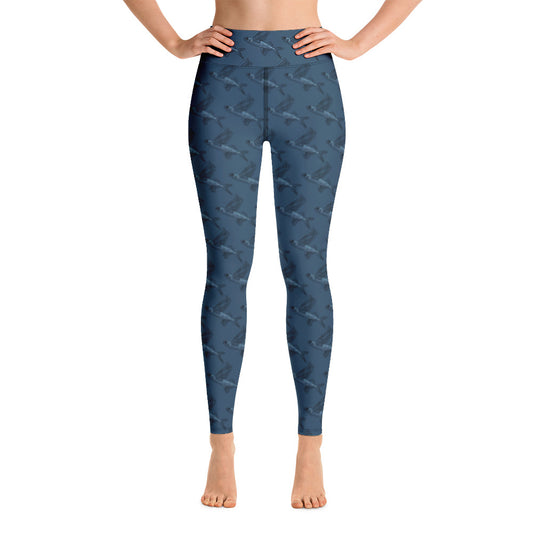 Flying fish print Yoga Leggings