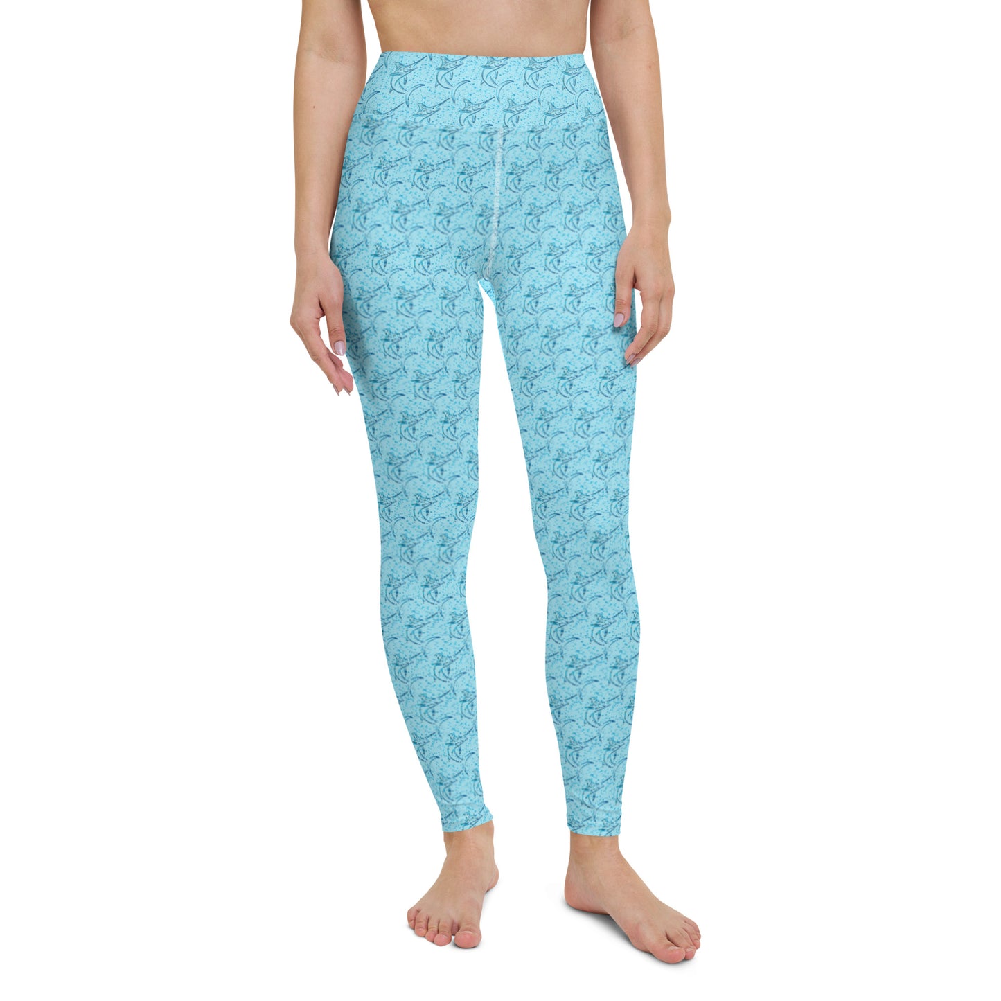 Marlin sketch Yoga Leggings