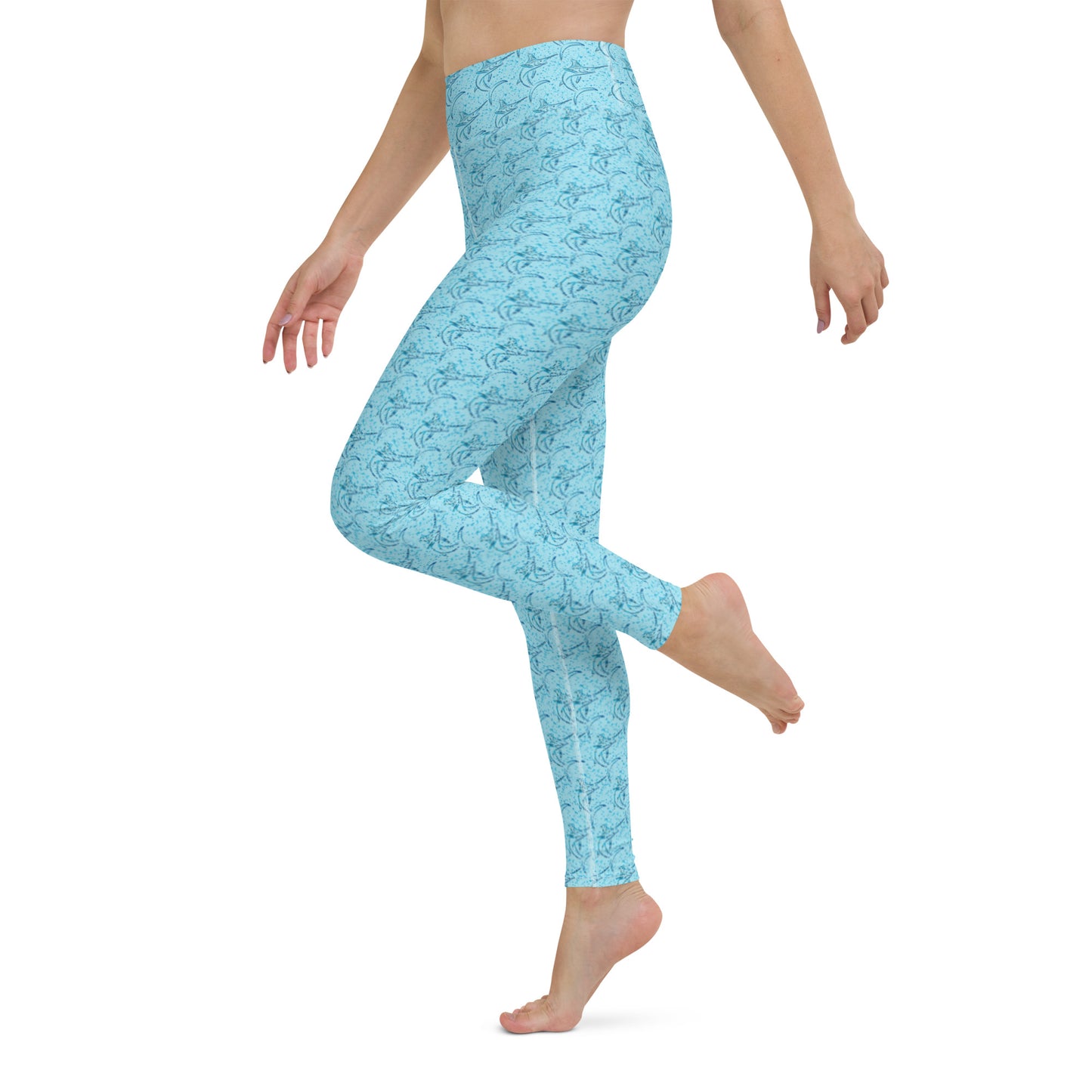 Marlin sketch Yoga Leggings