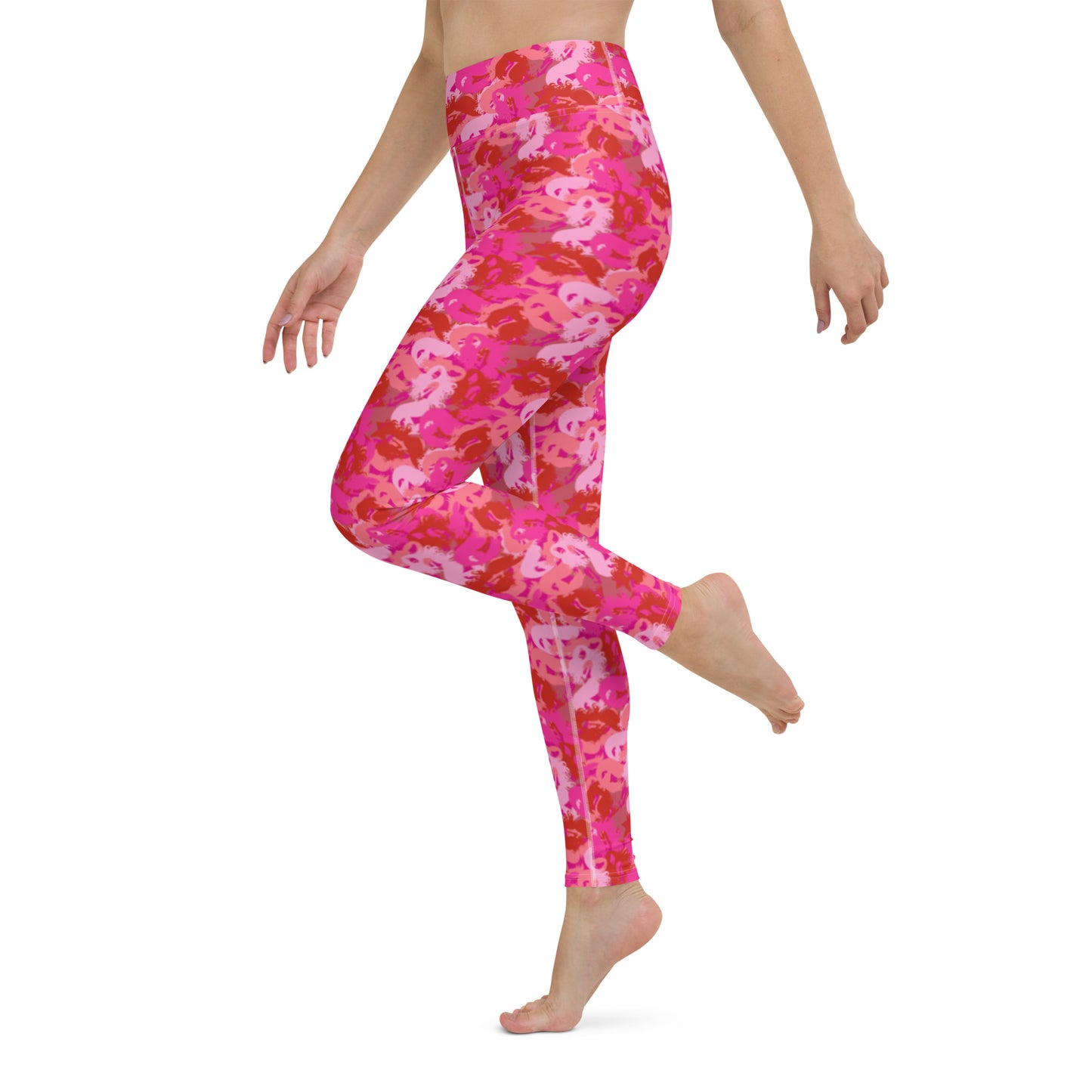 Siren Camo limited Valentines color Yoga Leggings