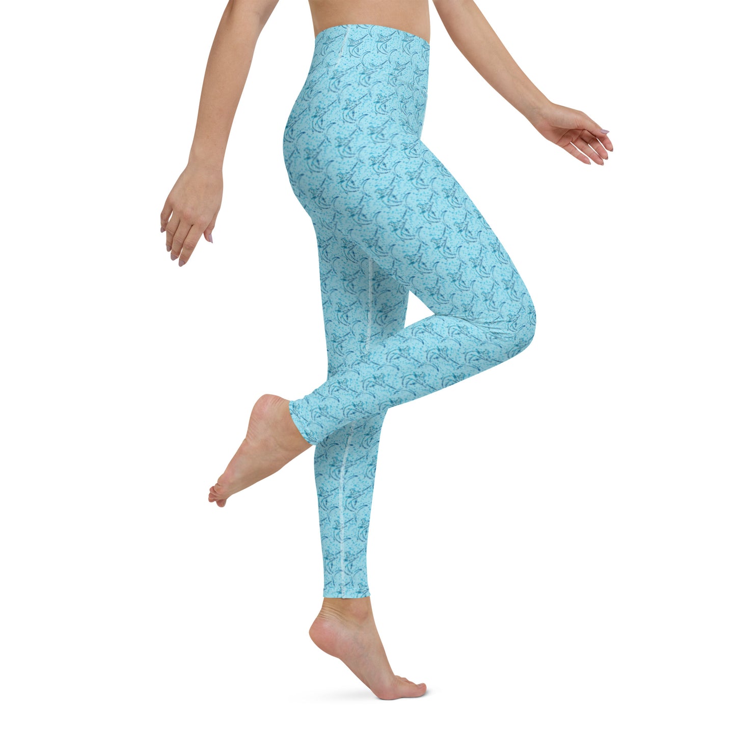 Marlin sketch Yoga Leggings