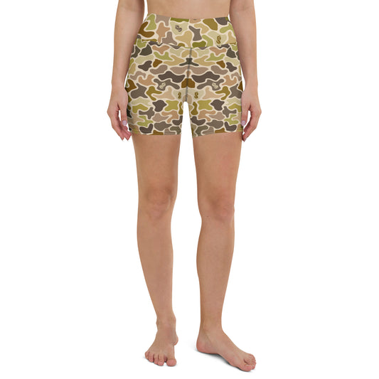 Siren Duck Camo Yoga Shorts