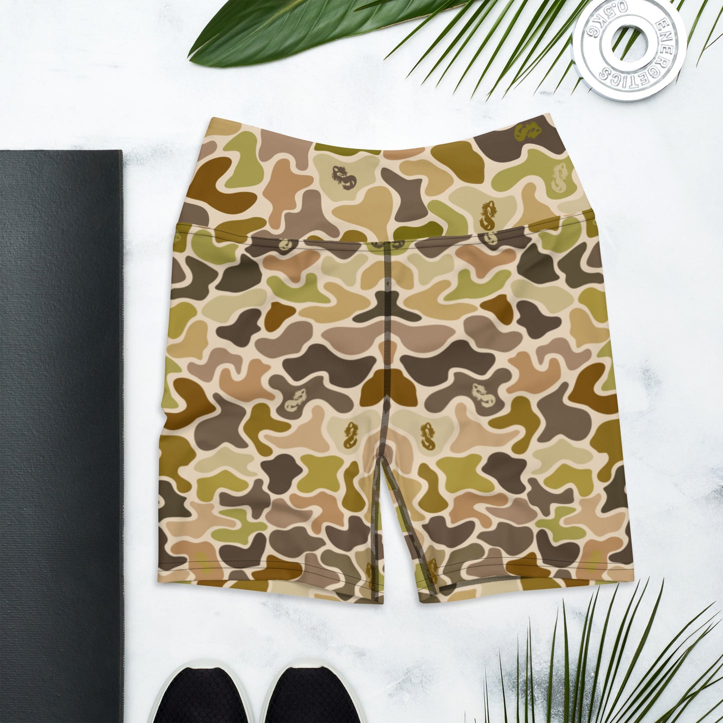 Siren Duck Camo Yoga Shorts