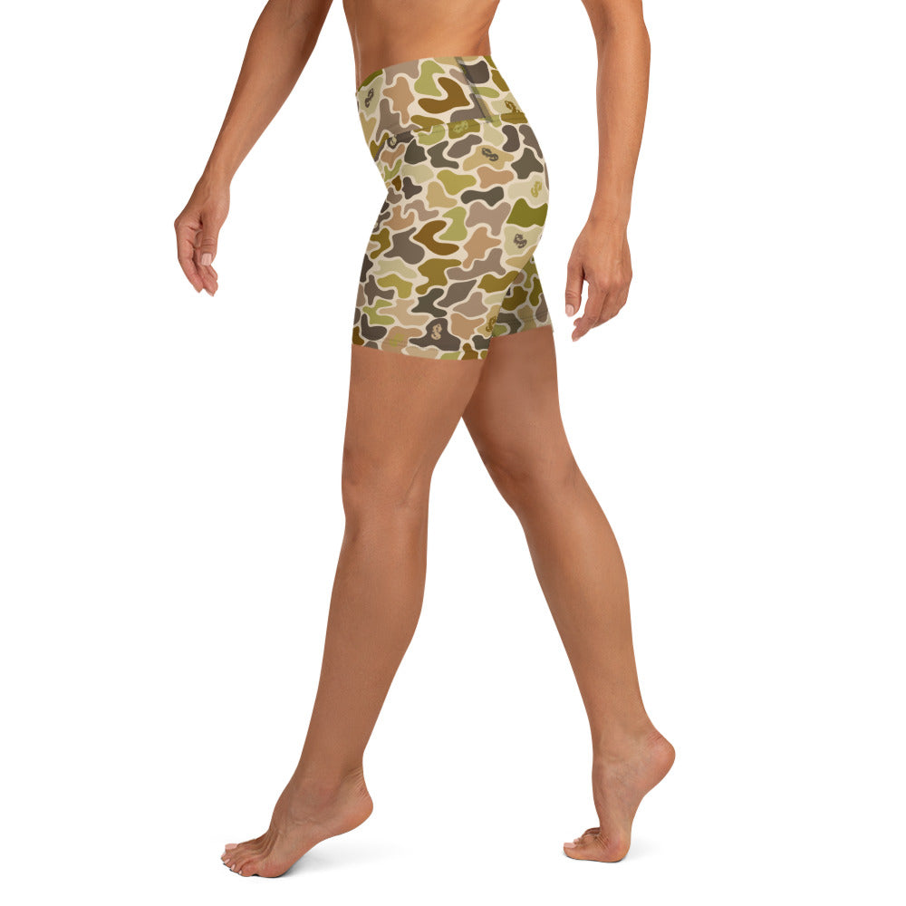 Siren Duck Camo Yoga Shorts