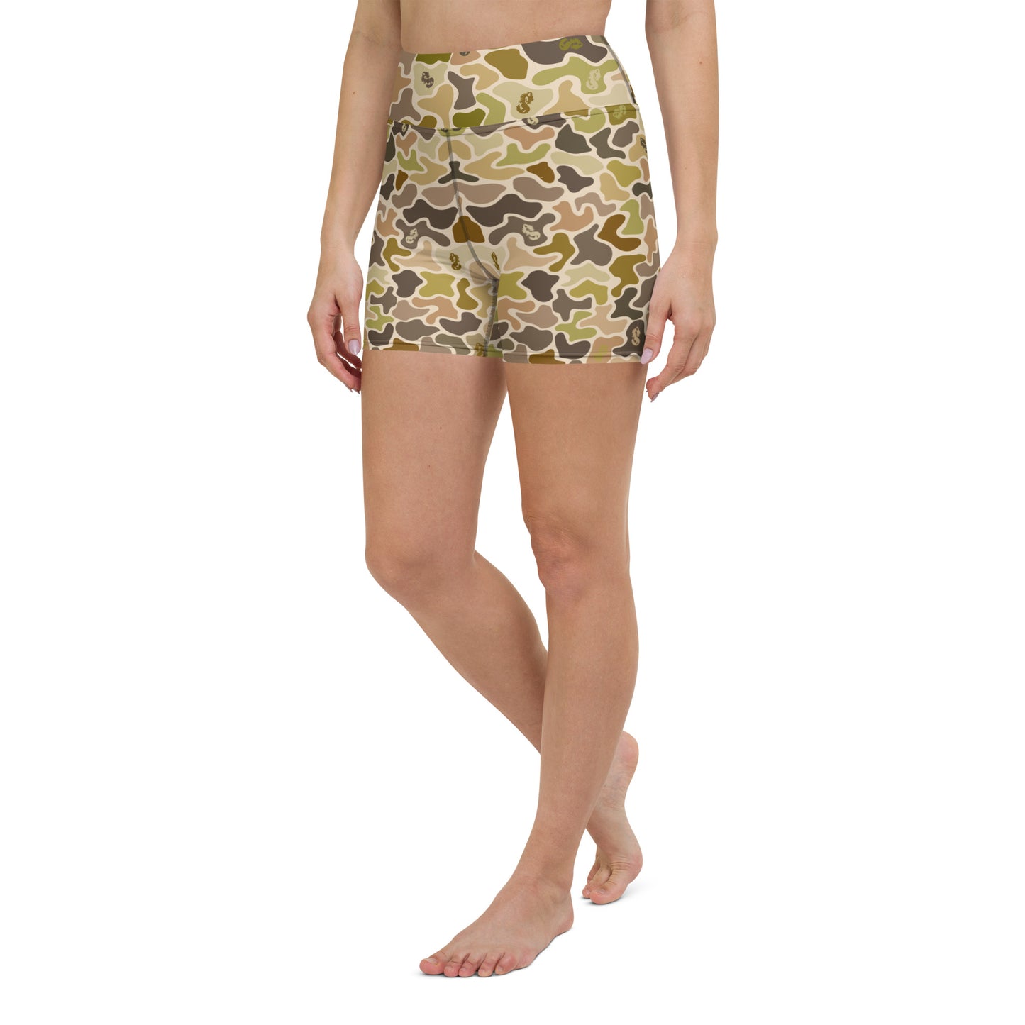 Siren Duck Camo Yoga Shorts