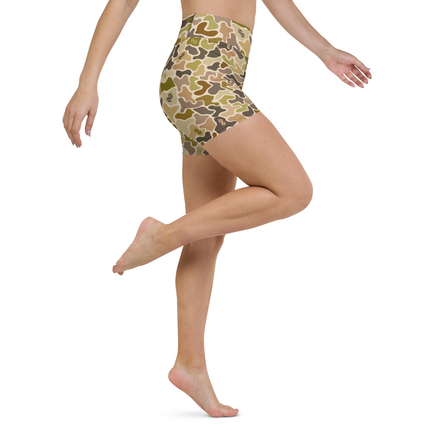 Siren Duck Camo Yoga Shorts