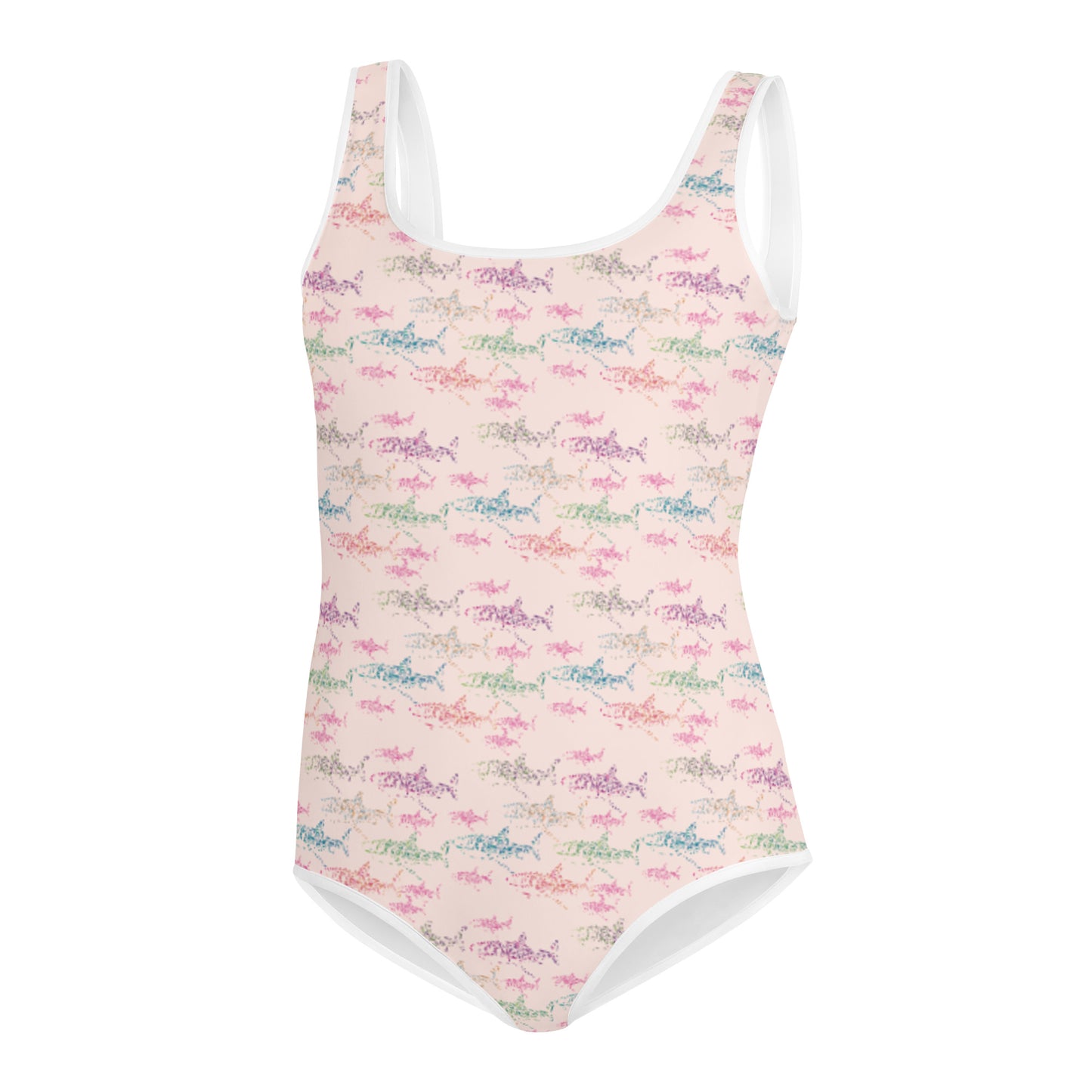 Shark print All-Over Print Youth Swimsuit