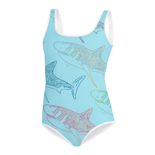 Schools out All-Over Print Youth Swimsuit