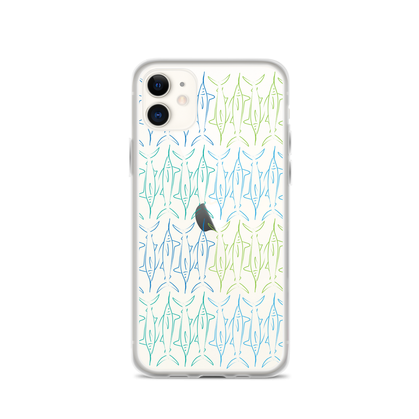 Marlin pattern iPhone Case