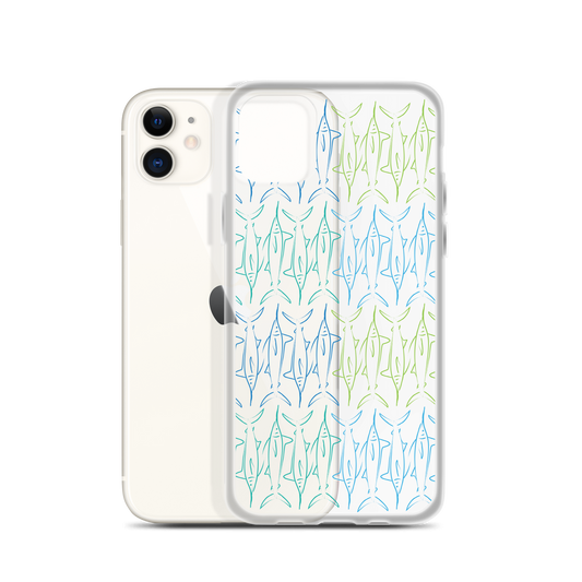 Marlin pattern iPhone Case