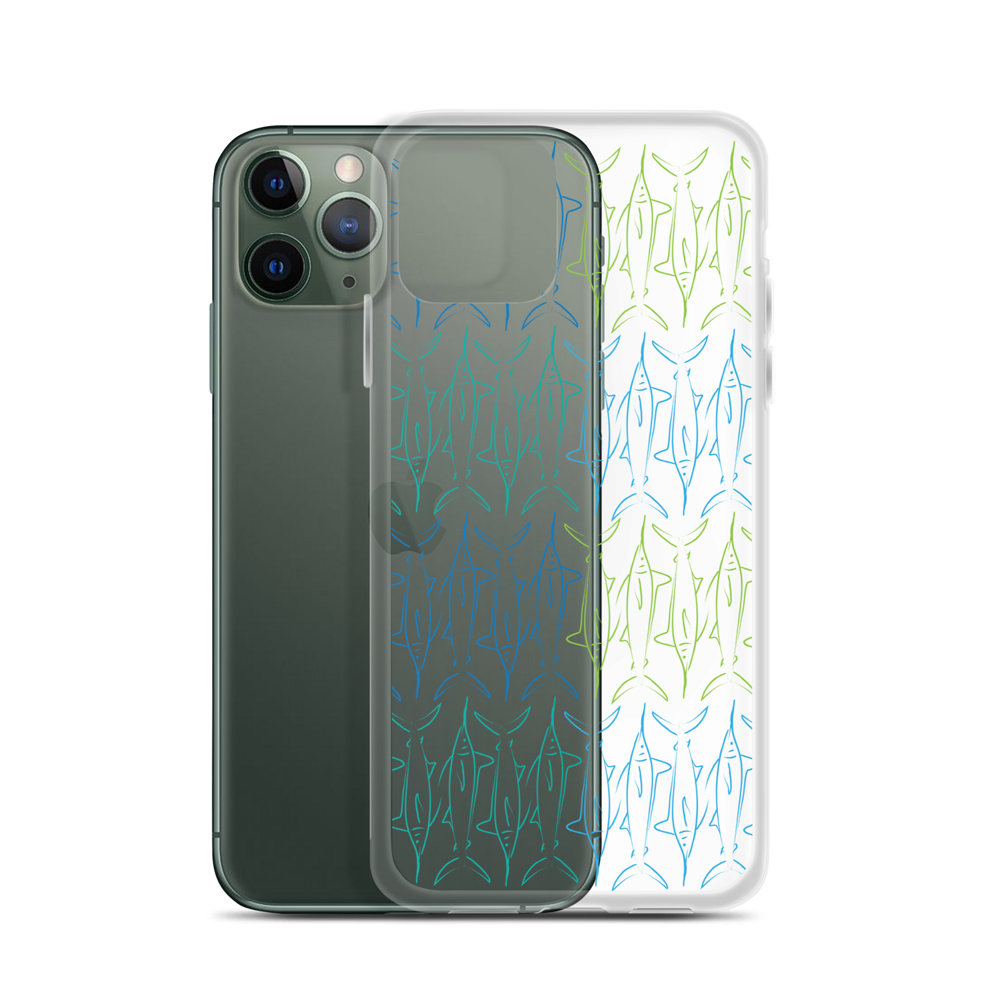 Marlin pattern iPhone Case